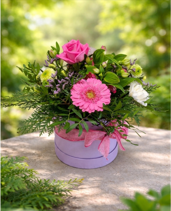 Perfect Pink Hat Box